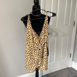Cheetah romper